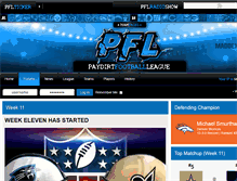 Tablet Screenshot of paydirtfootball.com